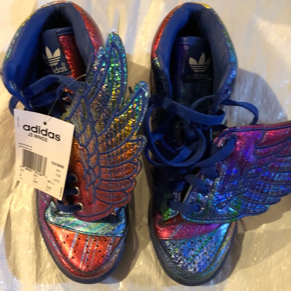 Adidas  Original Jeremy Scott Holograms Regal Purple Men’s shoes size 6 US New main image 6